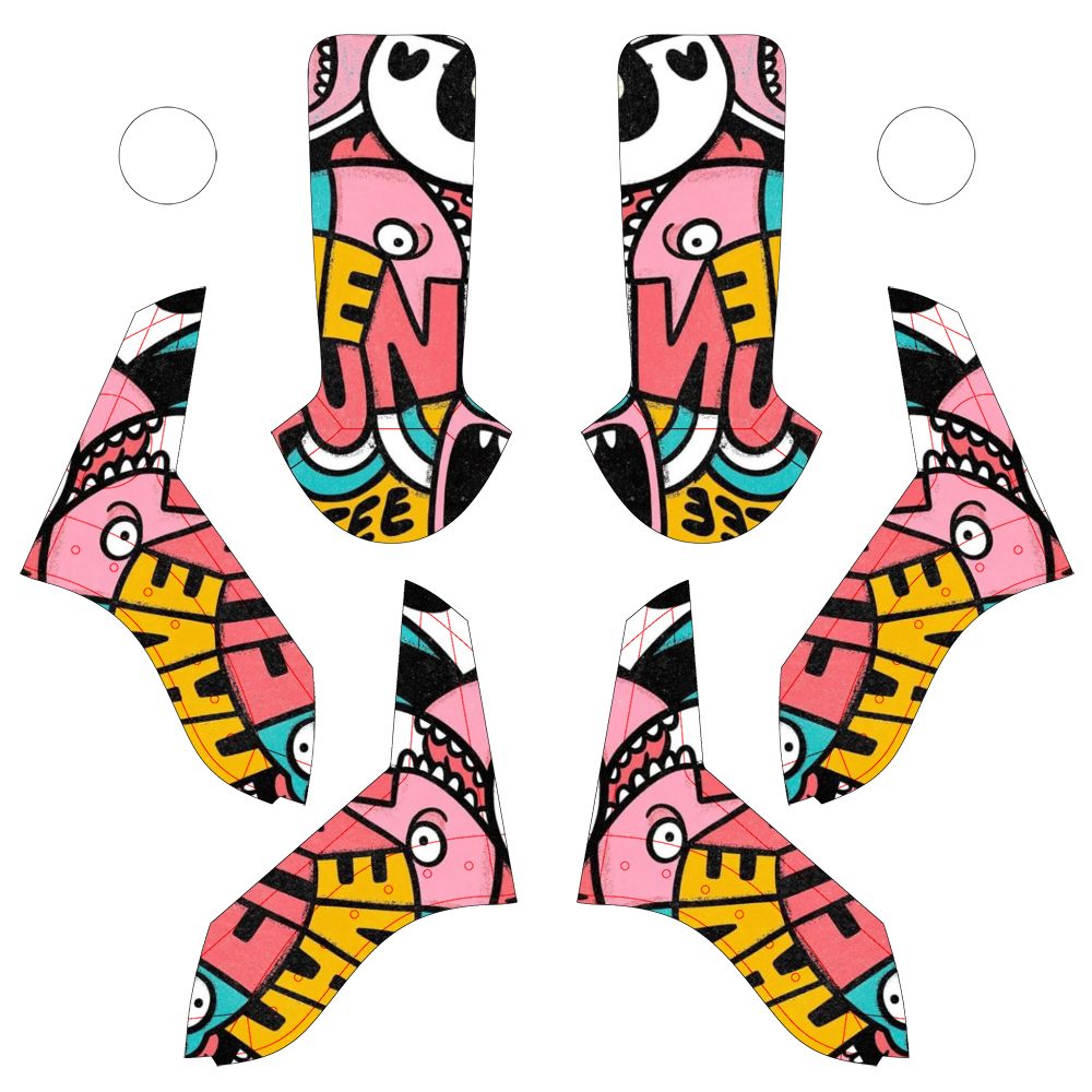 Customize Cartoon Sneakers For Women and Men