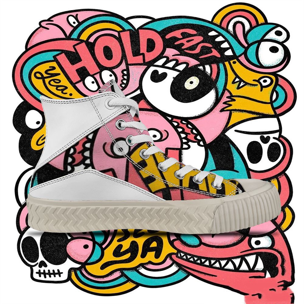 Customize Cartoon Sneakers For Women and Men